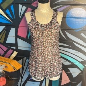 😎 3 for $45! Retro! sheer floral and lace top